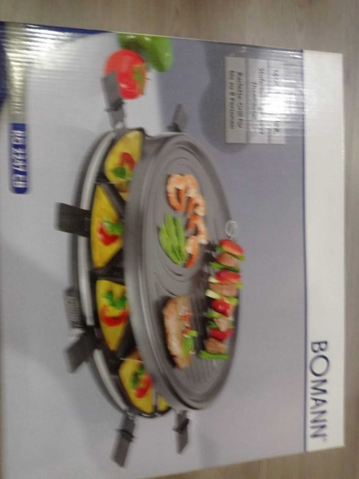 Raclette Grill BOMANN como nova