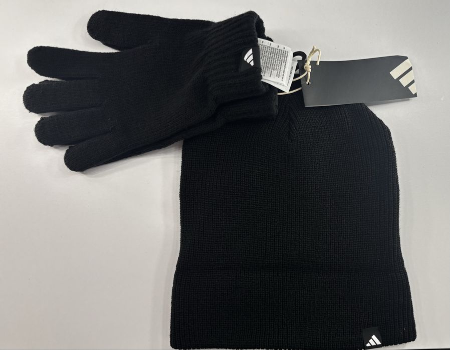 Акція! Adidas шапка+рукавиці, оригінал нові з бірками!