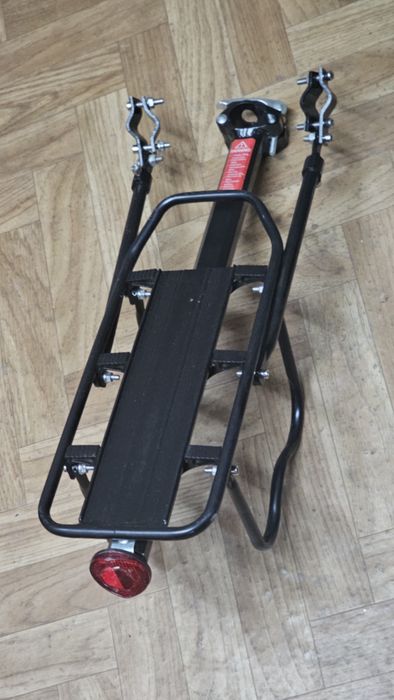 Suporte alforges bicicleta