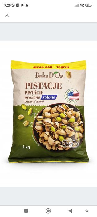 Pistacje 4 Kg.  PISTACJE