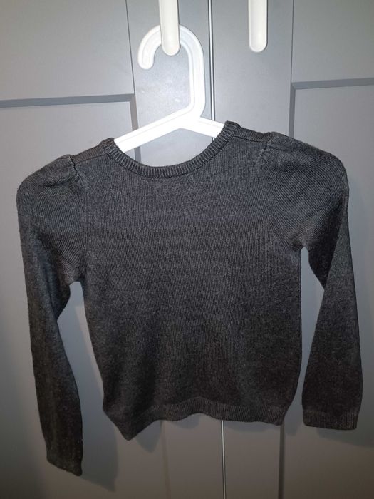 Sweterek z kokardkami dla dziewczynki H&M - r. 110/116 cm, 4-6 lat