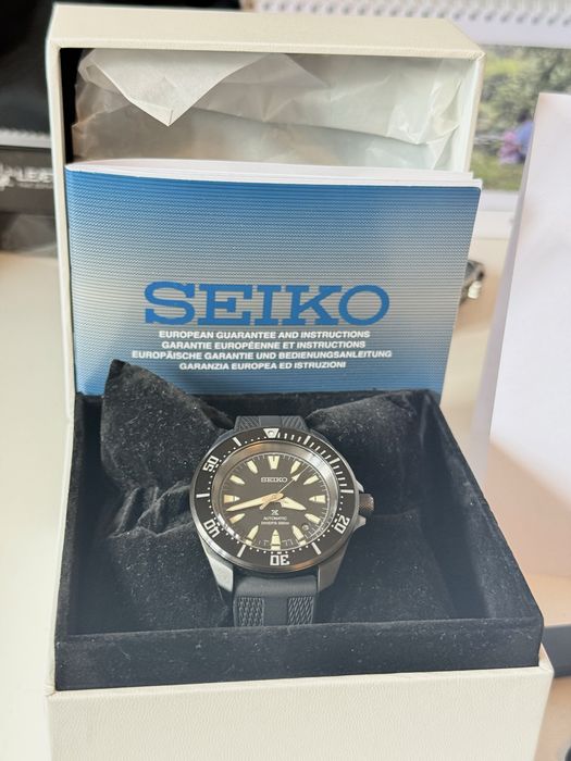 Seiko SRPL15K1 Prospex Sea Diver Automatyczny Samurai II Full Black PVD+ ulepszenie paska