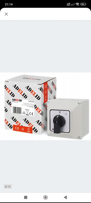 Łącznik krzywkowy 32A 3P