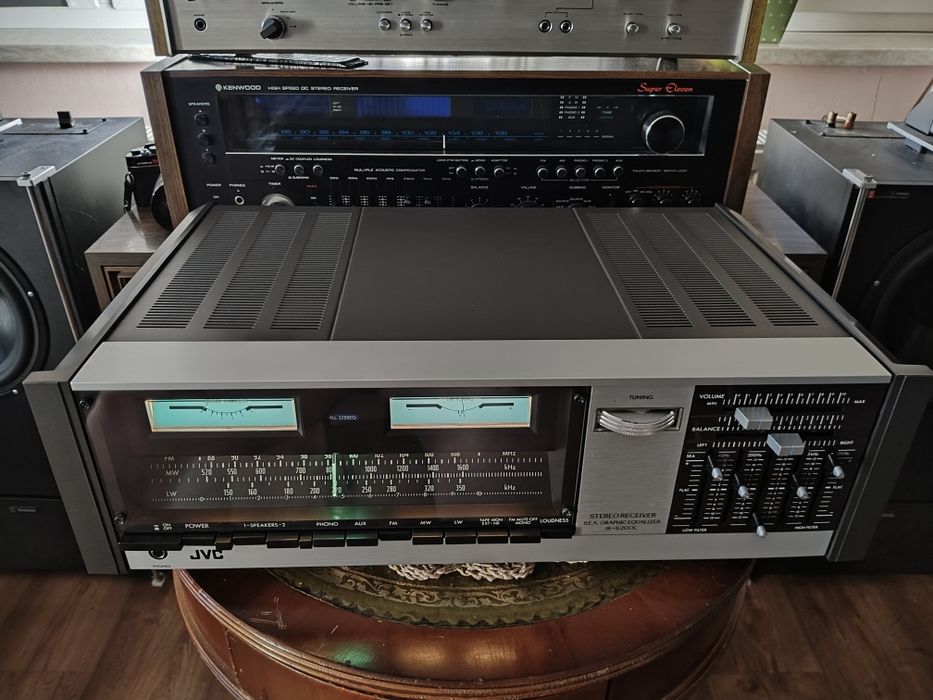 Amplituner JVC JR-S 200L 4x40W Gabinetowy  z korektorem