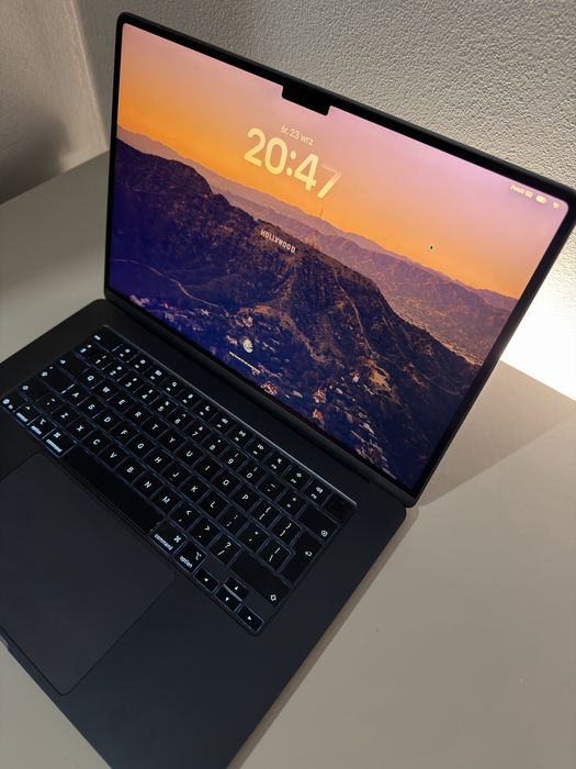 Laptop APPLE MacBook Air 15,3” M4 | 16 GB RAM | 256 GB SSD | Błękitny | JAK NOWY!