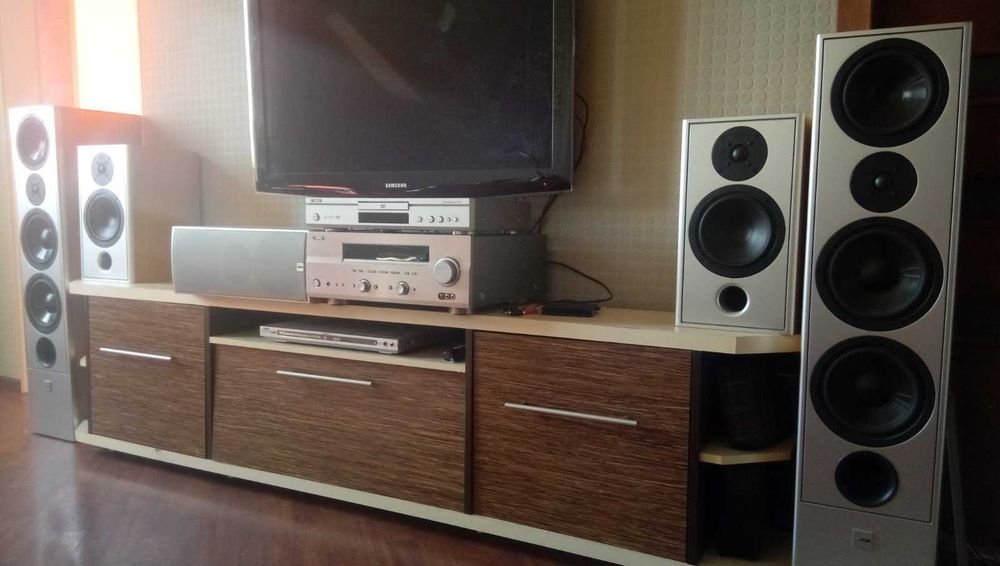 Стерео система Hi-Fi Canton 5.0 + AV ресивер Yamaha+CD/DVD Yamaha