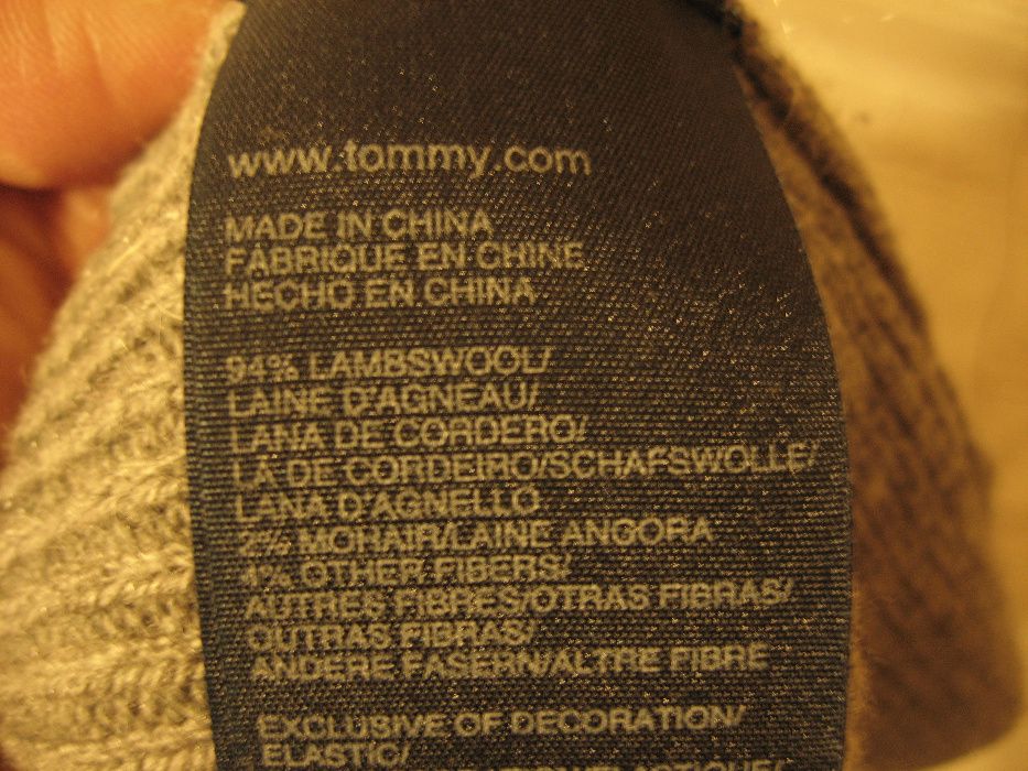 TOMMY HILFIGER Damska kamizelka wełniana jak nowa S