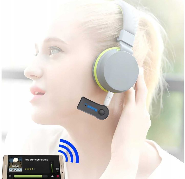 ODBIORNIK ADAPTER transmisja dźwięku mikrofon BLUETOOTH aux minijack