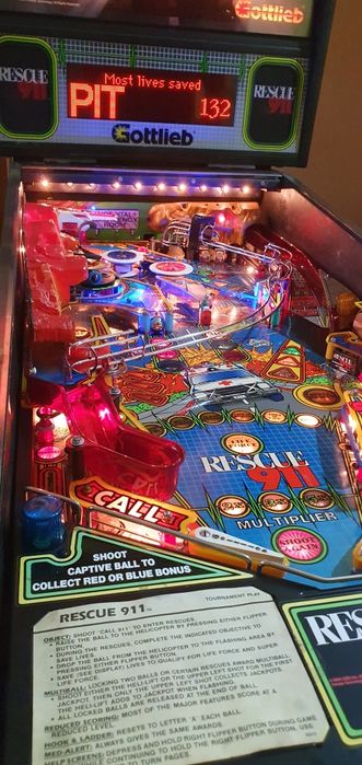 Flipper fliper pinball Rescue 911