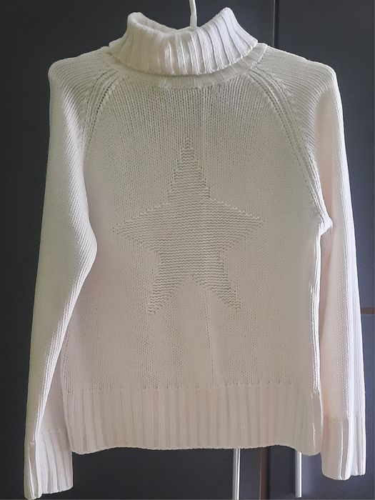 Sweter damski ecru