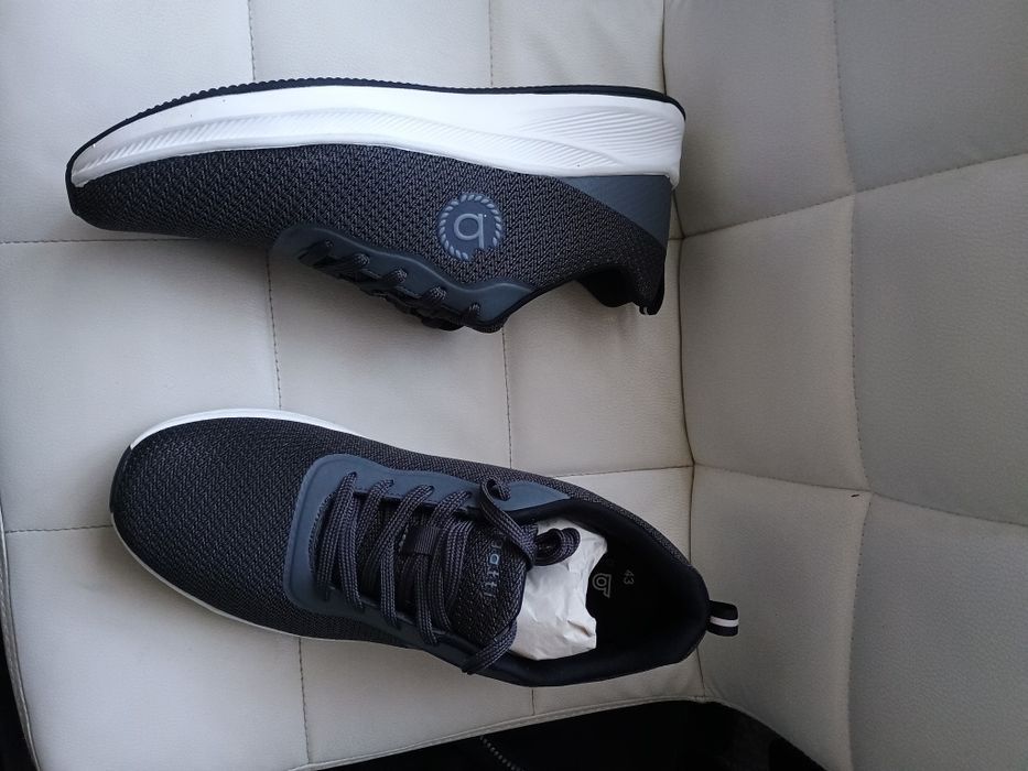 Sneakersy bugatti 43 wkładka ok 28,5 cm nowe buty męskie ciemno szare