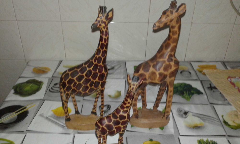 3-Girafas Decorativas