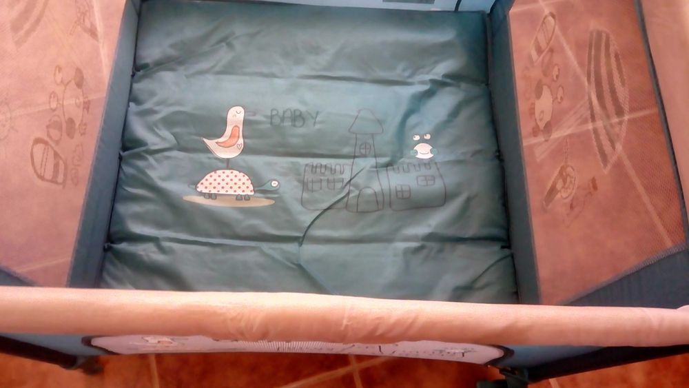 Parque/Cama Infantil Bebé Dobrável/Viagem MS 62 x 92 cm