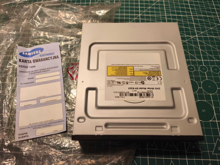 Nagrywarka SAMSUNG SH-S223 DVD-RW DVD WRITER SATA 5.25'' Nowa