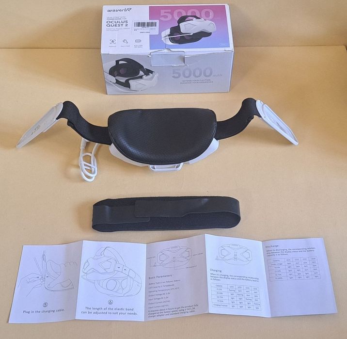 кріплення (Head Strap) із акб 5000 mAh для VR Oculus / Meta Quest 2 від бренду Waver VR