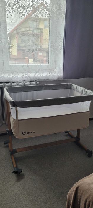 LIONELO łóżeczko dostawne, wolnostojące i kołyska 3-w-1