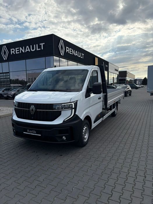 Renault nowy Master skrzynia otwarta 4,2  Dealer Renault Karlik Poznań 2.0 dCi 150KM hak, poduszki !