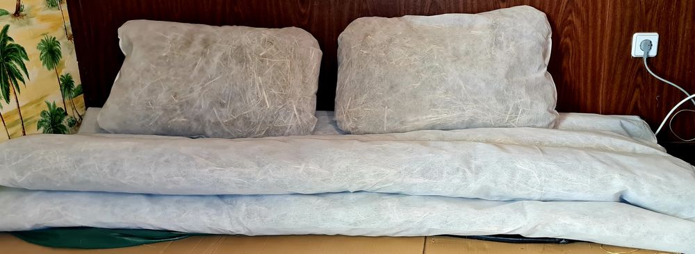 Матрас для бані з сіном