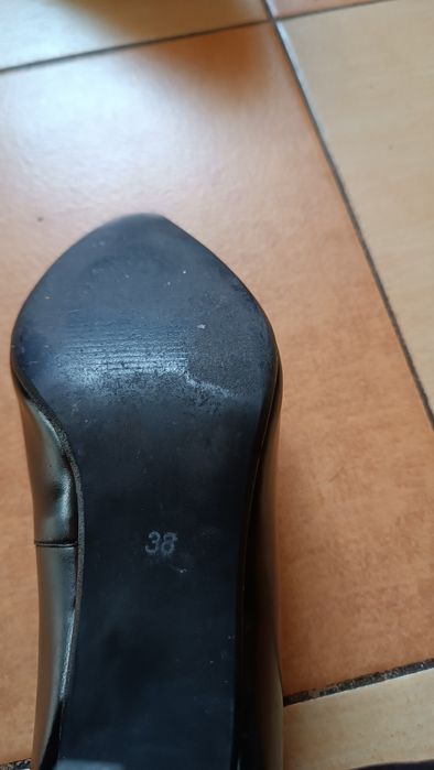 Buty, botki skórzane r. 38