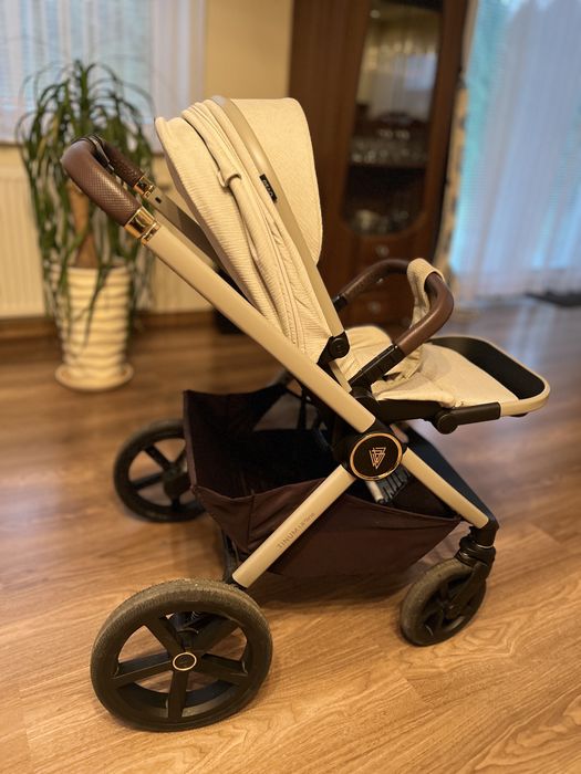 Venicci Tinum Upline 2 - Stone Beige - Wozek 2w1 - Gondola Spacerowka