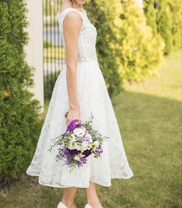 Сукня для розпису міді / Весільна сукня (Айворі, р. 36)