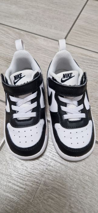 Nike Court Borough Low sportowe buty biało czarne