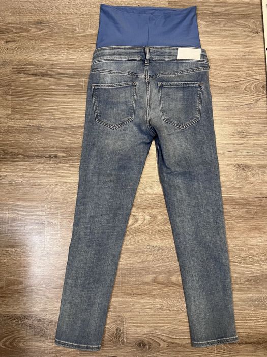 Spodnie jeansy ciążowe H&M xs 34 skinny ankle mama