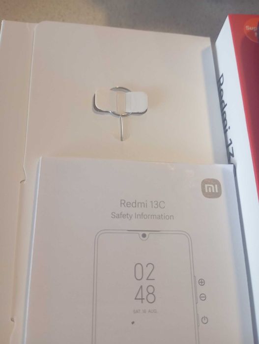 REDMI  13C Midnight Black 6GB RAM 128GB ROM.