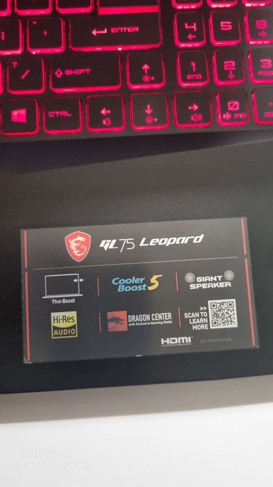 Laptop Gamingowy MSI Leopard GL7 17cali5