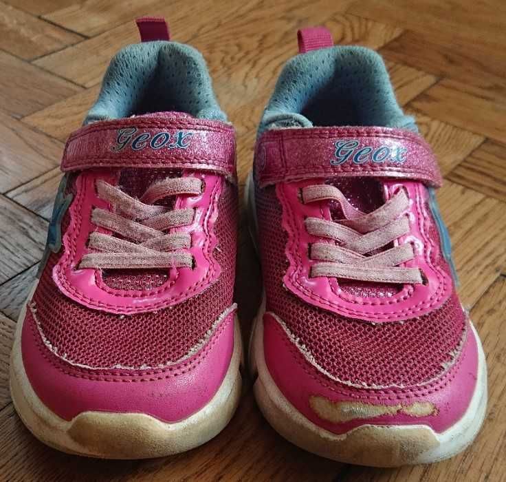 Buty GEOX dla dziewczynki rozmiar 25 świecące