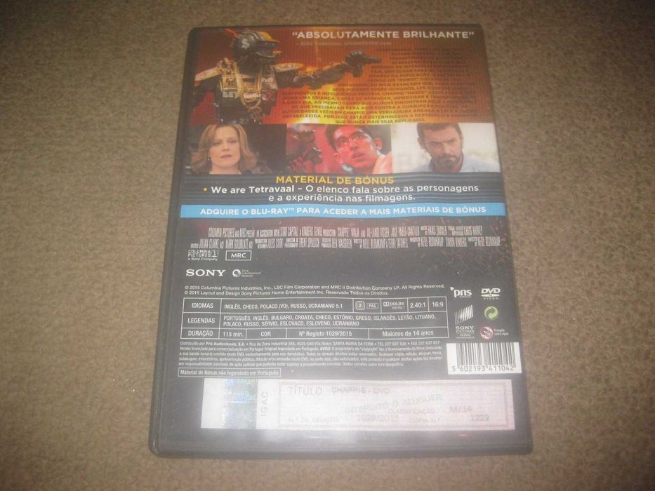 DVD "Chappie" com Hugh Jackman