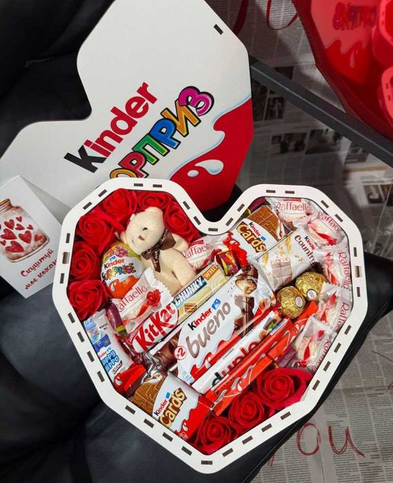 Сладкий подарок, Подарочный бокс, Подарунок на день народження