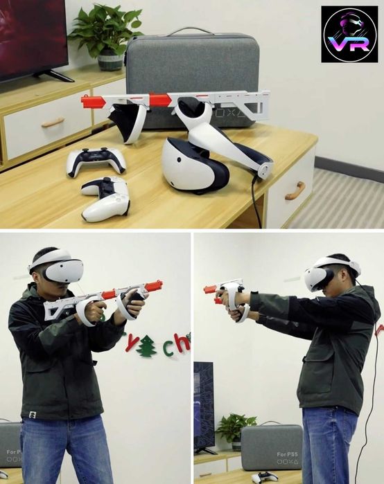 ‼️ Sony PlayStation VR2, PS VR2 автомат 2-в-1 пістолети GunStock