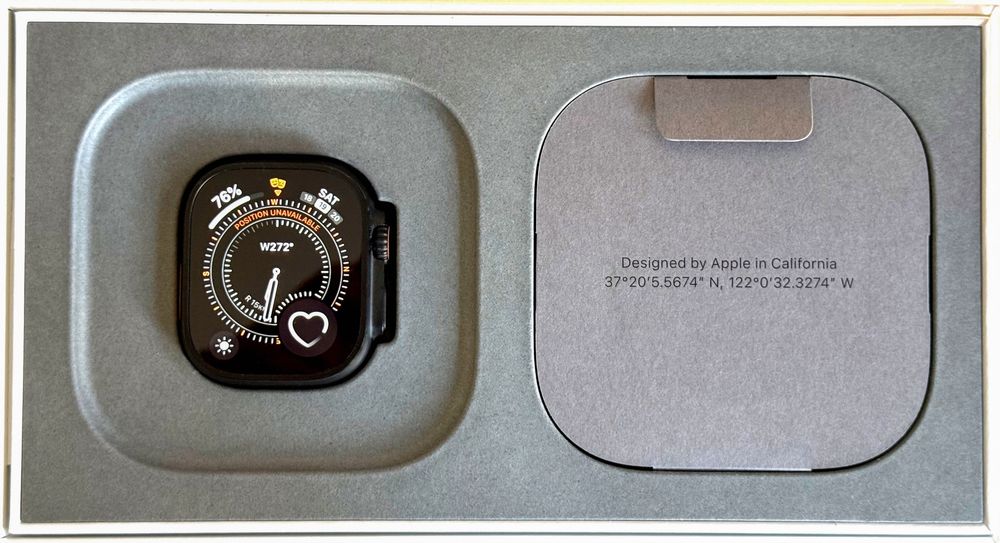 Apple Watch Ultra 3 titânio preto, impecável, bateria 100%, com bracelete Ocean nova
