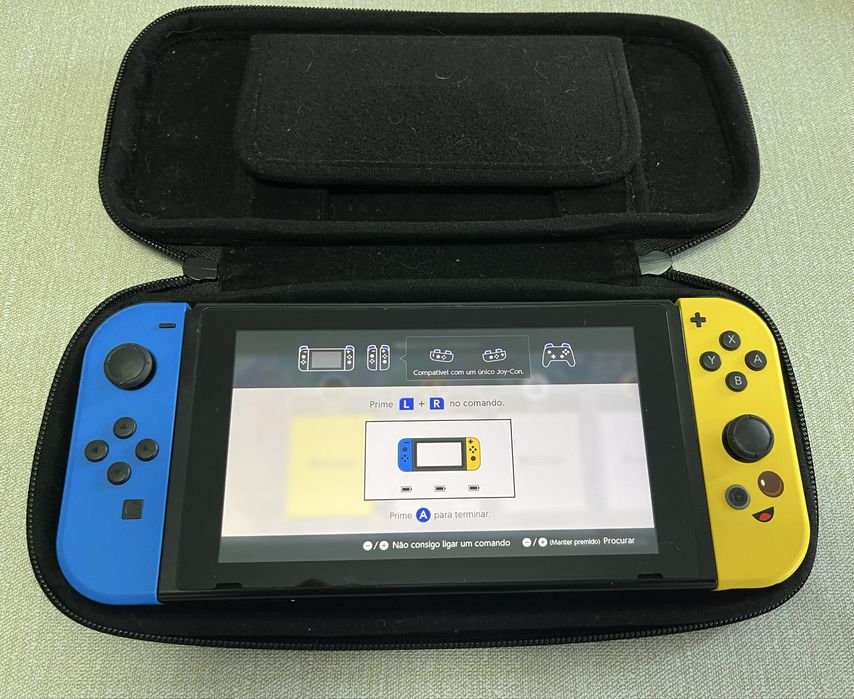 Nintendo Switch completa com acessorios