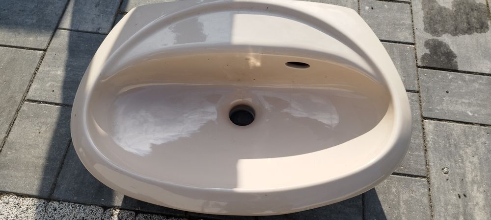 Zlewozmywak łazienka kremowe Capuczino