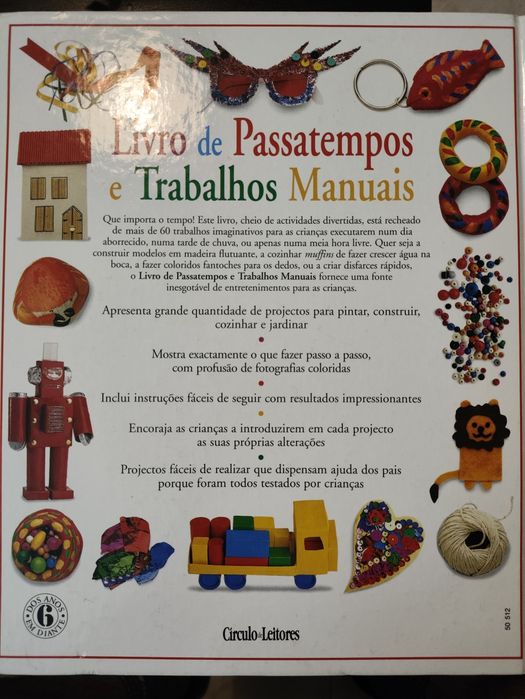 Livro de passatempos e trabalhos manuais