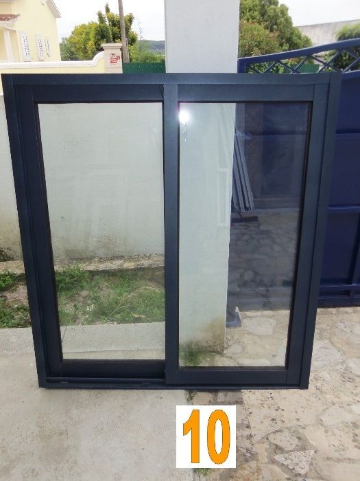 Portas Alumínio - Janela Aluminio - Portas sacada Vidro Duplo