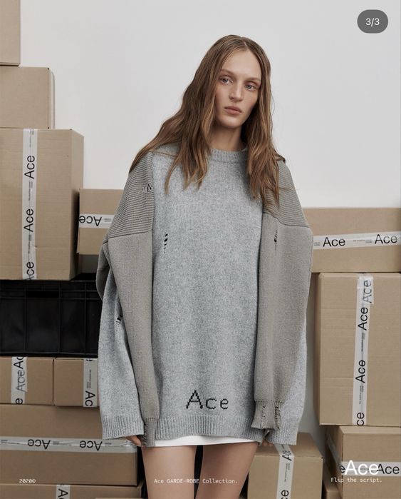 Свитер Ace one size шерсть
