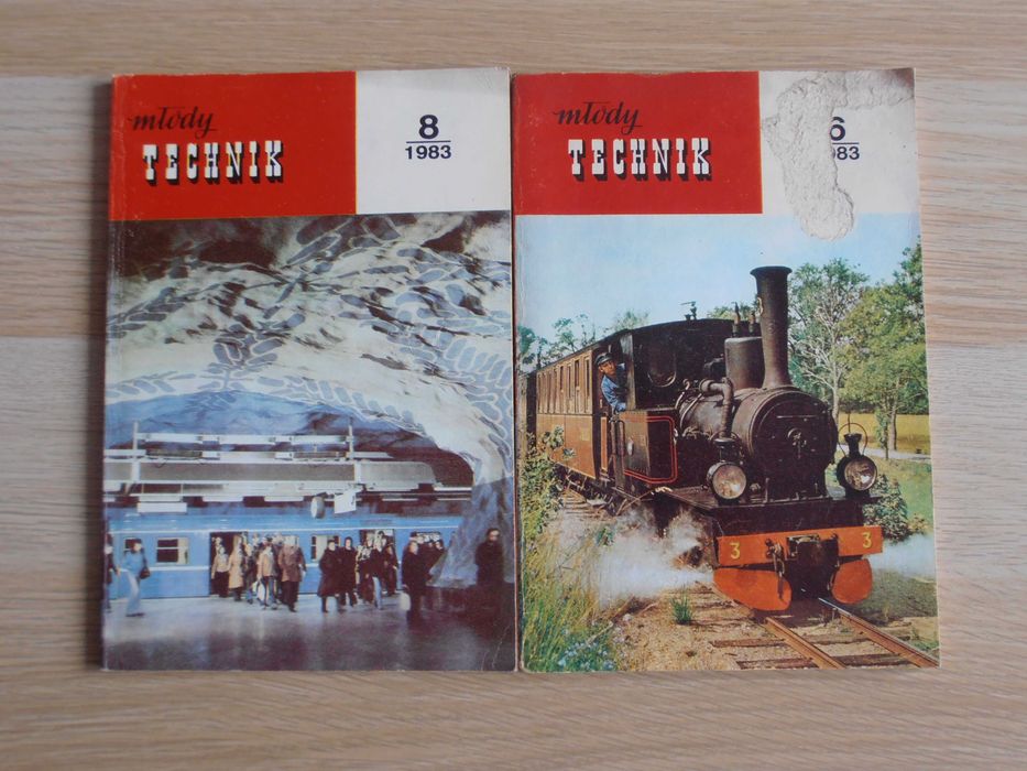 Młody Technik 5 numerów: 1,2,6,8,11/1983