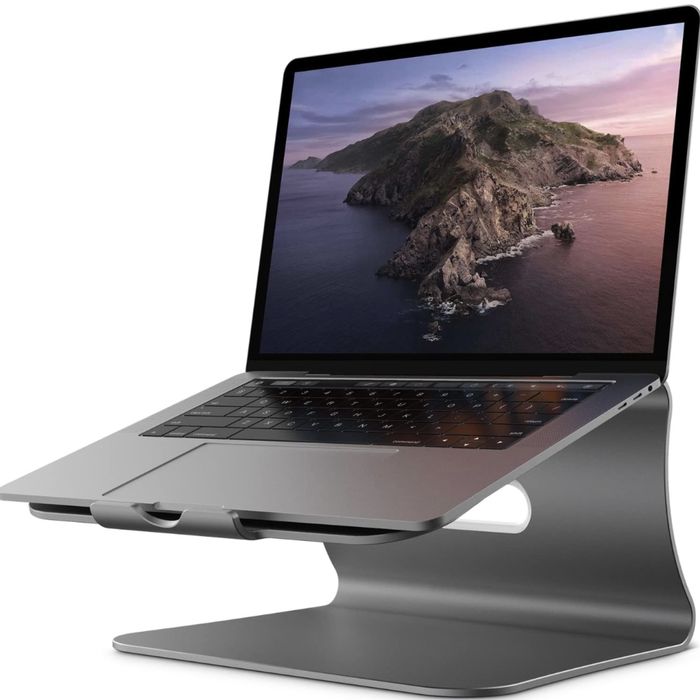 Suporte Macbook (alumínio escuro)