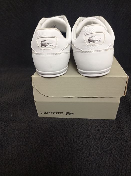 Buty Lacoste Chaymon rozmiar 42 białe skóra skórzane j Nowe trampki 27