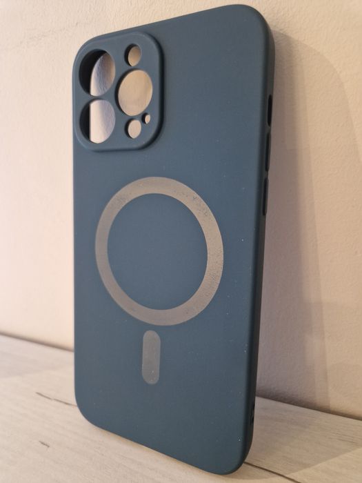 Etui TEL PROTECT MagSilicone Case do Iphone 13 Pro Max Granatowy