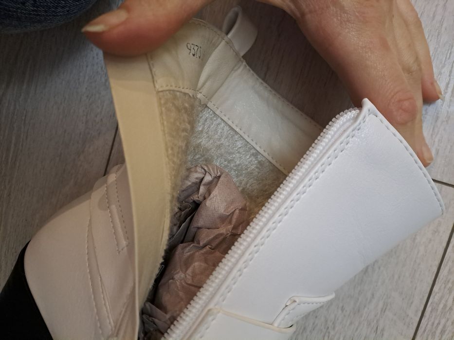 Botki typu kowbojki ocieplane z ociepleniem botki zimowe botki na zimę