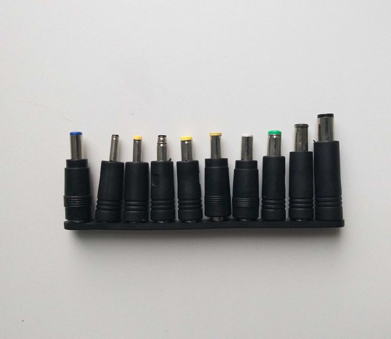 Набір перехідників блоку живлення ноутбука, переходники блока питания