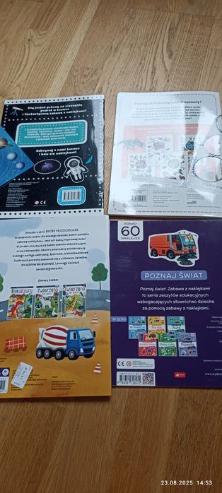 Zestaw książeczek edukacyjnych