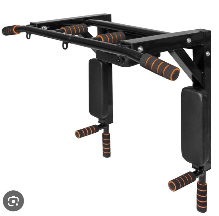 Drążek ścienny do brzuszków, dipów, podciągnięć