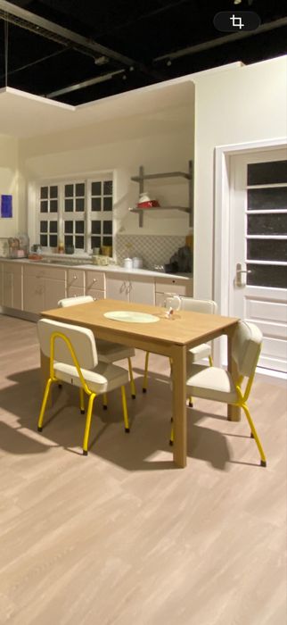 Mesa Cavalho 110cm quadrada