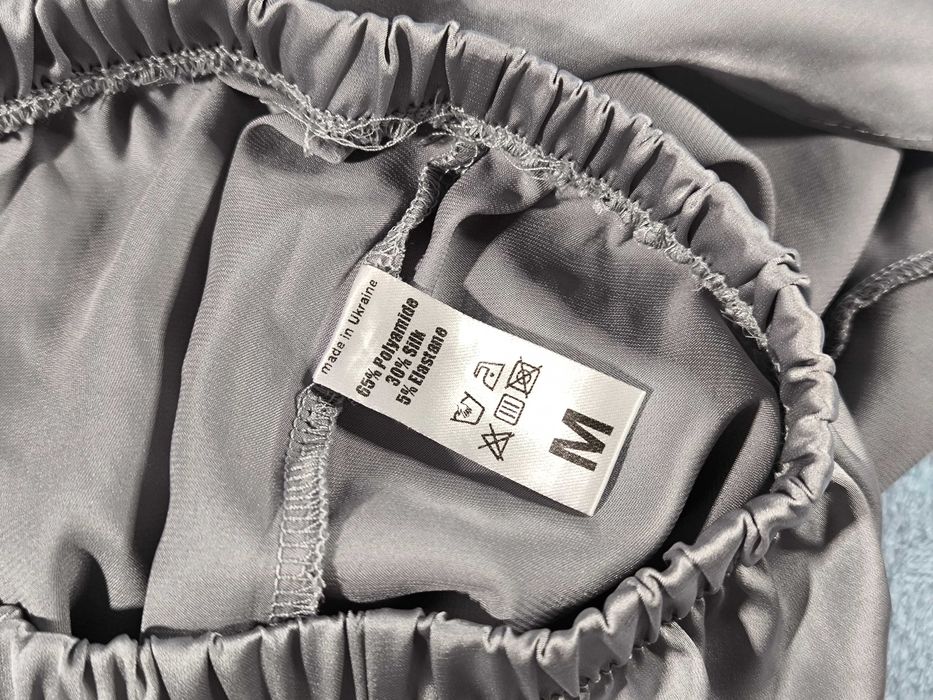 Пижама (майка + шорты) женская шелковая Martelle Lingerie 38 (M) Серая