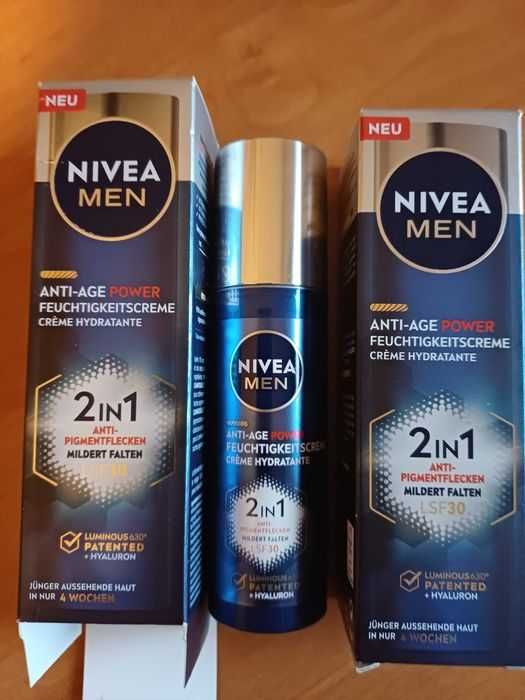 Krem Nivea men anti-age Power z hialuronem